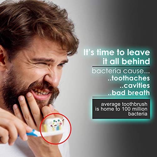 taishan uv sanitizer toothbrush case portable mini travel toothbrush holder fits all toothbrushes safety feature for home and travel