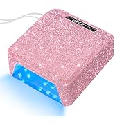 UV Light for Gel Nails, CHRISTINE SHELLY UV LED Nail Lamp 96W Nail Dryer Sparkly Gel Polish Light...