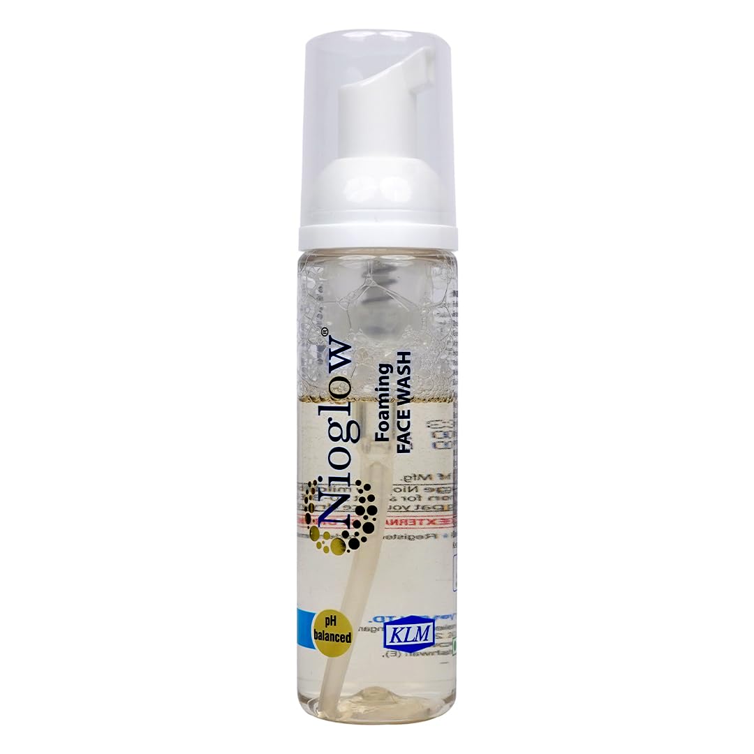 KLM Nioglow Foaming Face Wash, 60ml | Gentle Cleansing & Skin Nourishment | Dermatologist Recommended-image-22