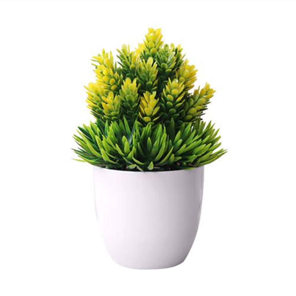 YY LIU Fake Plants Fake House Plants Artificial Plants Indoors In Pots Artifical Plants Indoor Artificial Indoor Plants With Pots Faux Plant yellow
