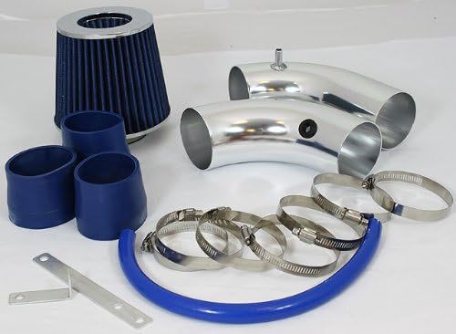 Short Ram Air Intake Kit & Blue Filter Combo Compatible for 99-03 Mazda Protege 1.8L L4 / 01-03 Protege / Protege5 MP5 2.0L L4 Engine