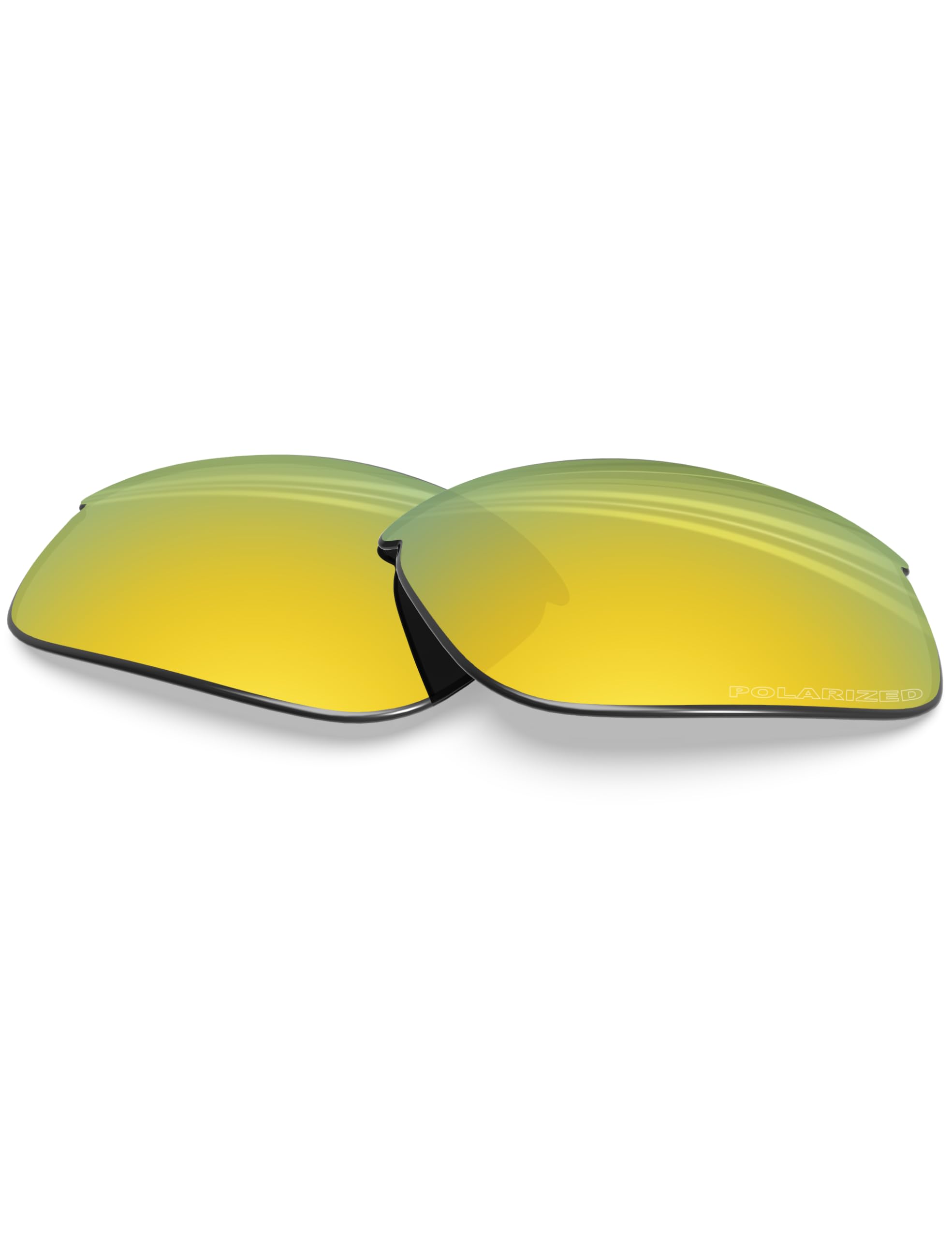 BlazerBuck Anti-salt Polarized Replacement Lenses for Oakley Bottle Rocket OO9164-24K Gold
