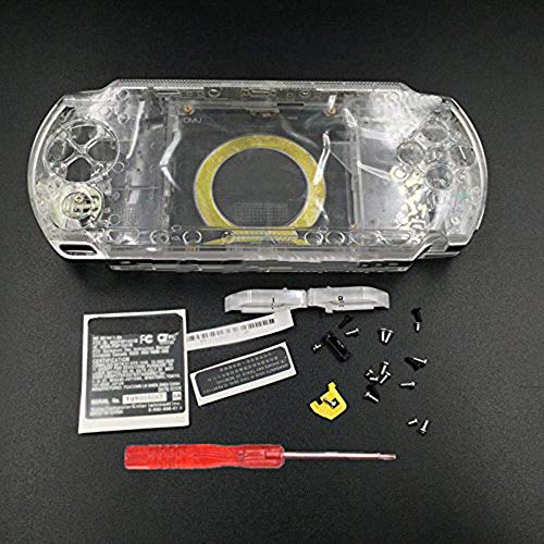 Transparent Full Housing Console Game Shell Case Cover Replacement With Button Kit For Sony Psp 1000 Game Console #TOP17