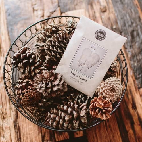 BRIDGEWATER - Sweet Grace - Scented Sachet Bag, Drawer Fragrance, Wardrobe Air Room Freshener for Living Room Bedroom Bathroom Laundry Basket Radiator or Car - Passion Fruit, Sparkling Tea, Patchouli