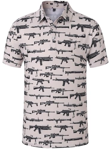 Camiseta Polo para Hombre de Golf, Transpirable y Secado Rápido, Manga Corta miniatura 1