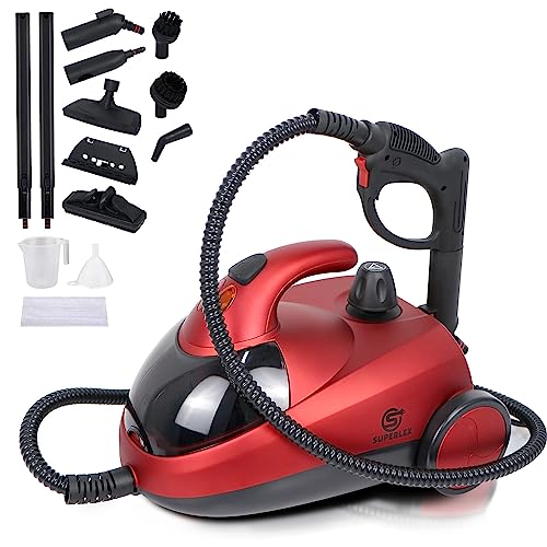Superlex 12-in-1 Dampfreiniger Multifunktionsgerät 1500 Watt Dampfbesen...