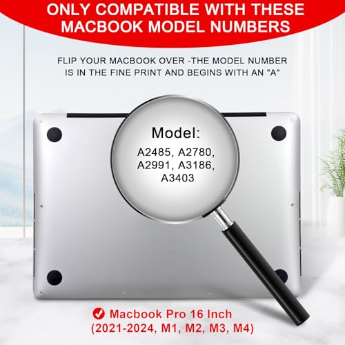 Protector de privacidad para MacBook Pro 16 M1 M2 M3 M4 filtro antirreflejo 2