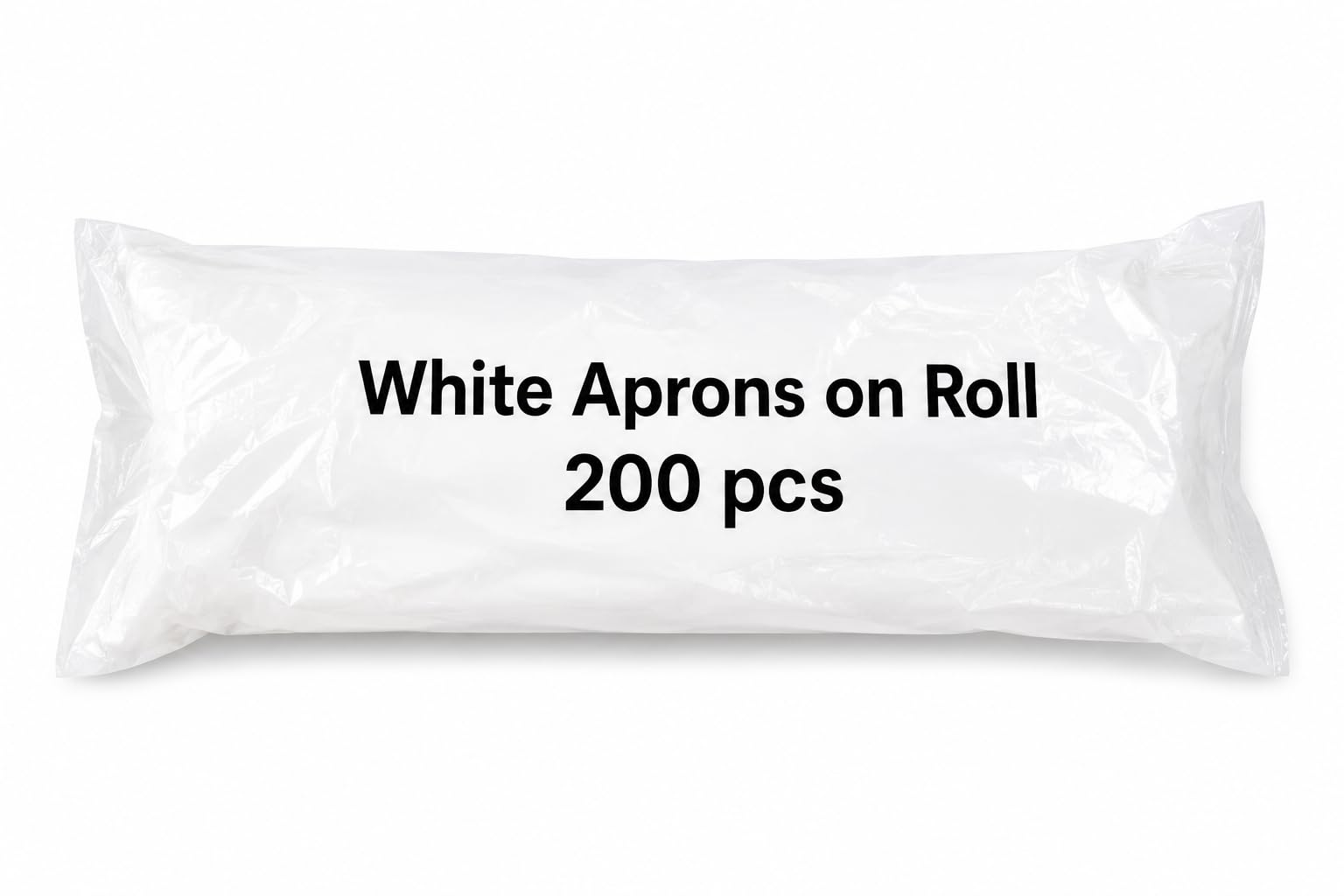 White Disposable 200 Aprons on a Roll