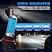 TTDBDAN Headlights Fit for Ford Ranger 1998-2000 Halogen Headlight Bulbs,9007 High/Low Beam + 9006 Fog Light Headlight Bulbs,Plug And Play,Pack of 4 (Ford Ranger 1998-2000)