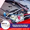 17Pcs Air Conditioning Valve Core Kit Removal Tool Car R12 and R134a Valve Core Disassembly Tool Seal Kit Service Port Seal Cap Valve Stem Core for Car Air Conditioning Repair Parts Line Maintenance #4
