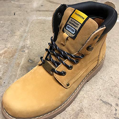 Image of 3 Pairs Heavy Duty Round Boot Laces Shoelaces for Hiking Walking Construction Safety Work Boots Shoes