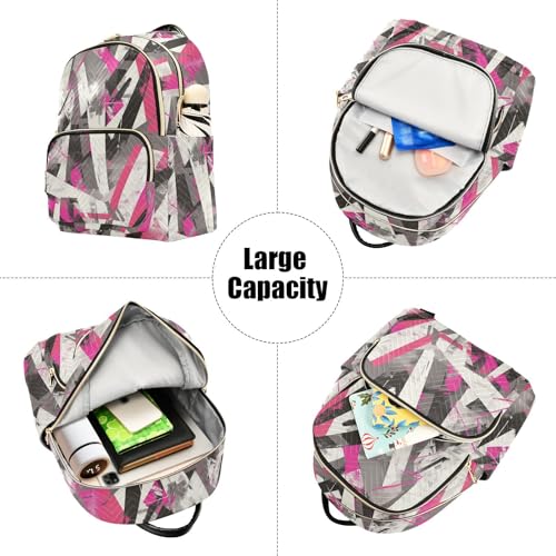 Mochila moderna Graffiti Artwork de 12.5 pulgadas para evitar dolores de espalda 5
