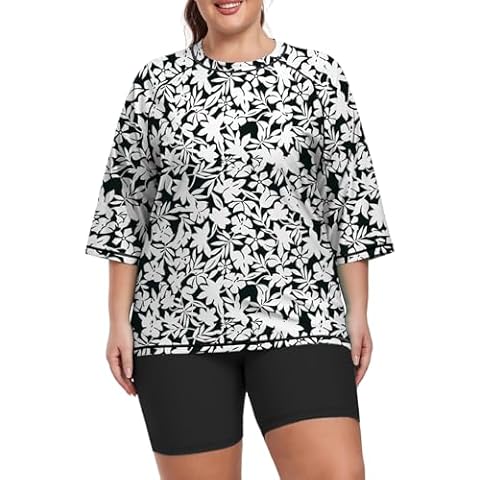 Inno Plus Size Short Sleeve Rash Guard Cover