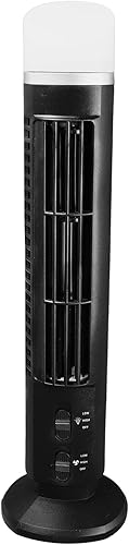 Tnfeeon Ventilador de torre sin aspas, oscilante de 90 grados, silencioso ventilador de escritorio USB, ventilador de enfriamiento eléctrico