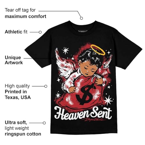 Image of DopeSkill Graphic Tee Streetwear Hip Hop Hypebeast Street Style Crew Neck Unisex T-Shirt Sneaker Colour Matching Shirts Angel