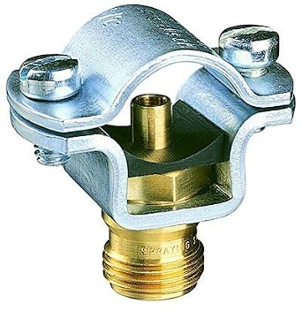 TeeJet 7421-1/2T Split Eyelet Nozzle Body for Wet Booms - Brass Pack of 12