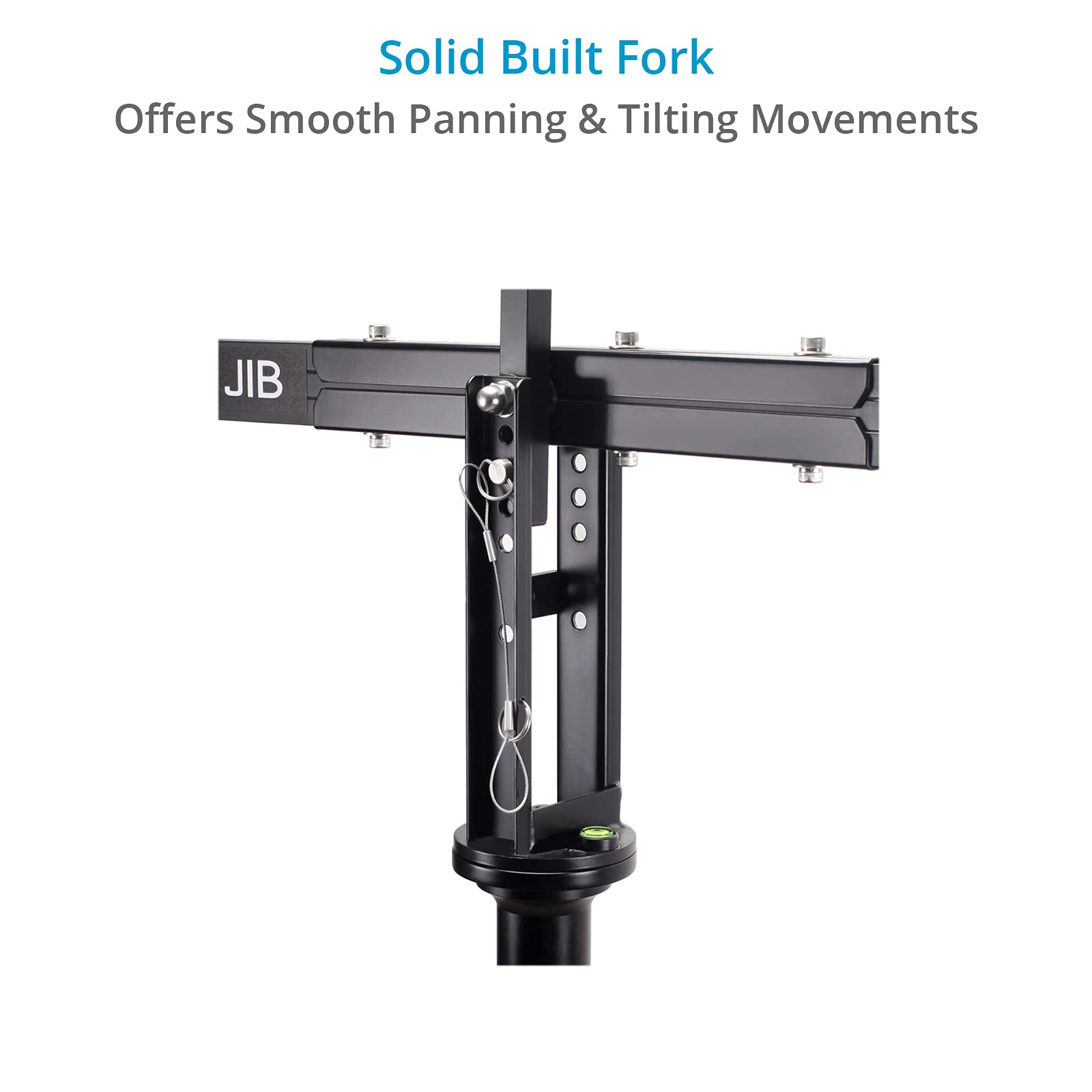 PROAIM Jib gru per telecamera da 18 piedi con supporto per giunti cardanici, panoramica e inclinazione e testa fluida. Per videocamere DSLR fino a 8 kg / 17,6 libbre (P-18-JS)