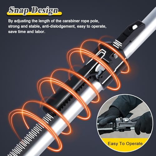 Barra de carga extensible para camiones con trinquete ajustable 7