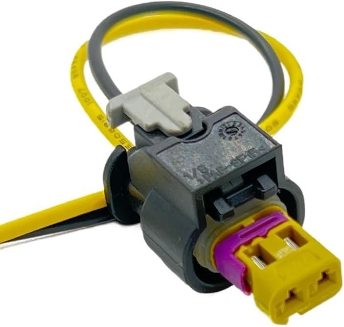 Car Connector 1 Ser 2 Pin Auto Fuel Injector Electrical Connectors Water Proof Female Wire Harness Plug 4F0973702A(5 Pcs)