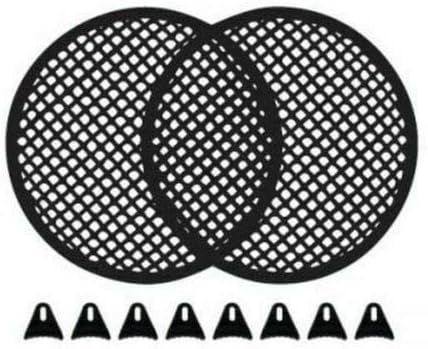2 XP Audio 12" SubWoofer Metal Mesh Cover Waffle Speaker Grill Protect Guard DJ