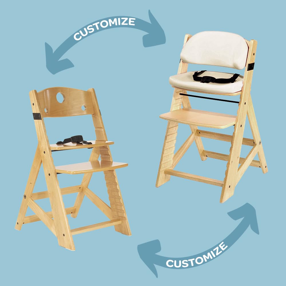 Keekaroo Height Right Kids Chair with Comfort Cushions Vanilla 0055209KR-0002 product thumbnail 8