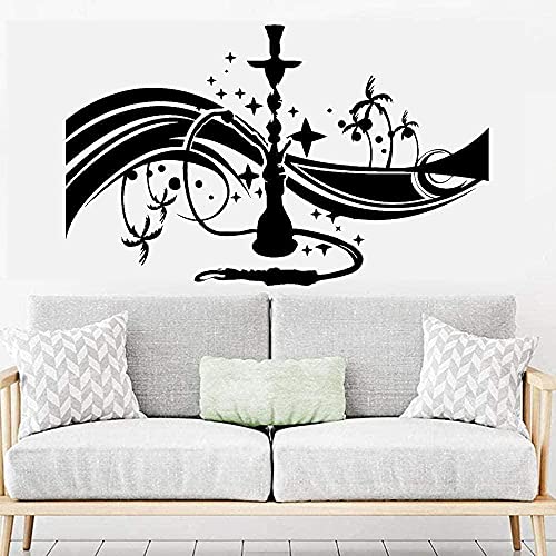 Wandaufkleber PVC Abnehmbare Wandtattoo Cartoon Shisha Shisha Bar Dekoration Arabisch Rauchen Altmodisches Wohnzimmer…