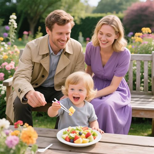 kids chopsticks 2 pairs training chopsticks for toddler beginners preschool baby children learning practice hand eye coordination training and development