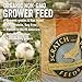 Scratch and Peck Feeds Whole Grain Grower Mash Chicken and Duck Feed - 25 lbs Bag - Corn-Free and Soy-Free - 17% Protein, Certified Organic and Non-GMO Project Verified Chicken Food