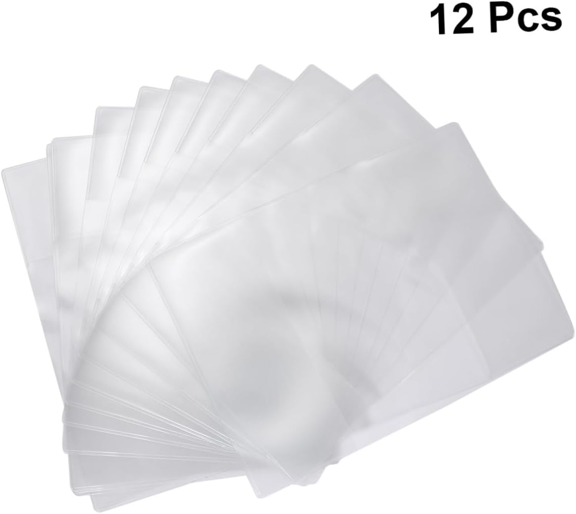 LIOOBO 12pcs Travel Passport Holder Card Slots Id Holder Organizer Pvc Material for Home Office School