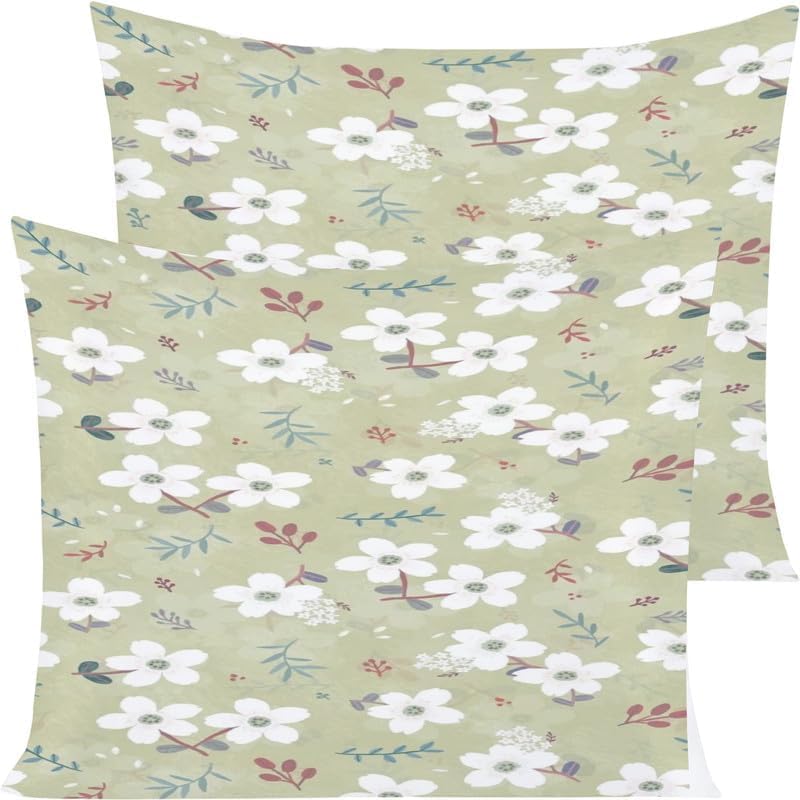 Housse de couette fleurs 120x150 cm en microfibre douce premium - 6