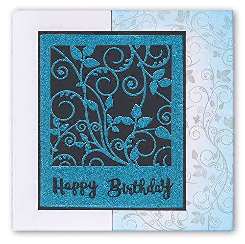 Leafy Swirl - 4" x 4" Fresh Cut Aperture Cutting Die - Image 4