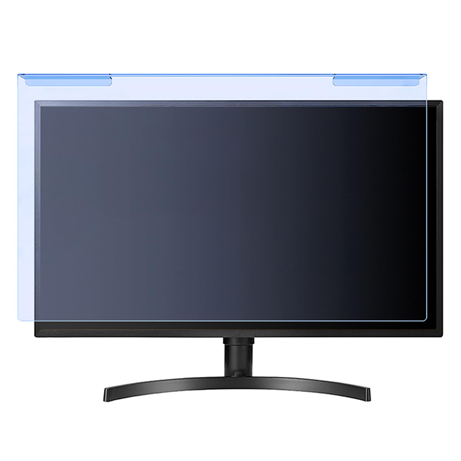 Filtro de pantalla para computadora, película protectora antipantalla antiluz azul, panel de aislamiento de deslumbramiento adecuado para 45,7 - 81,3 cm, 491 x 320 mm