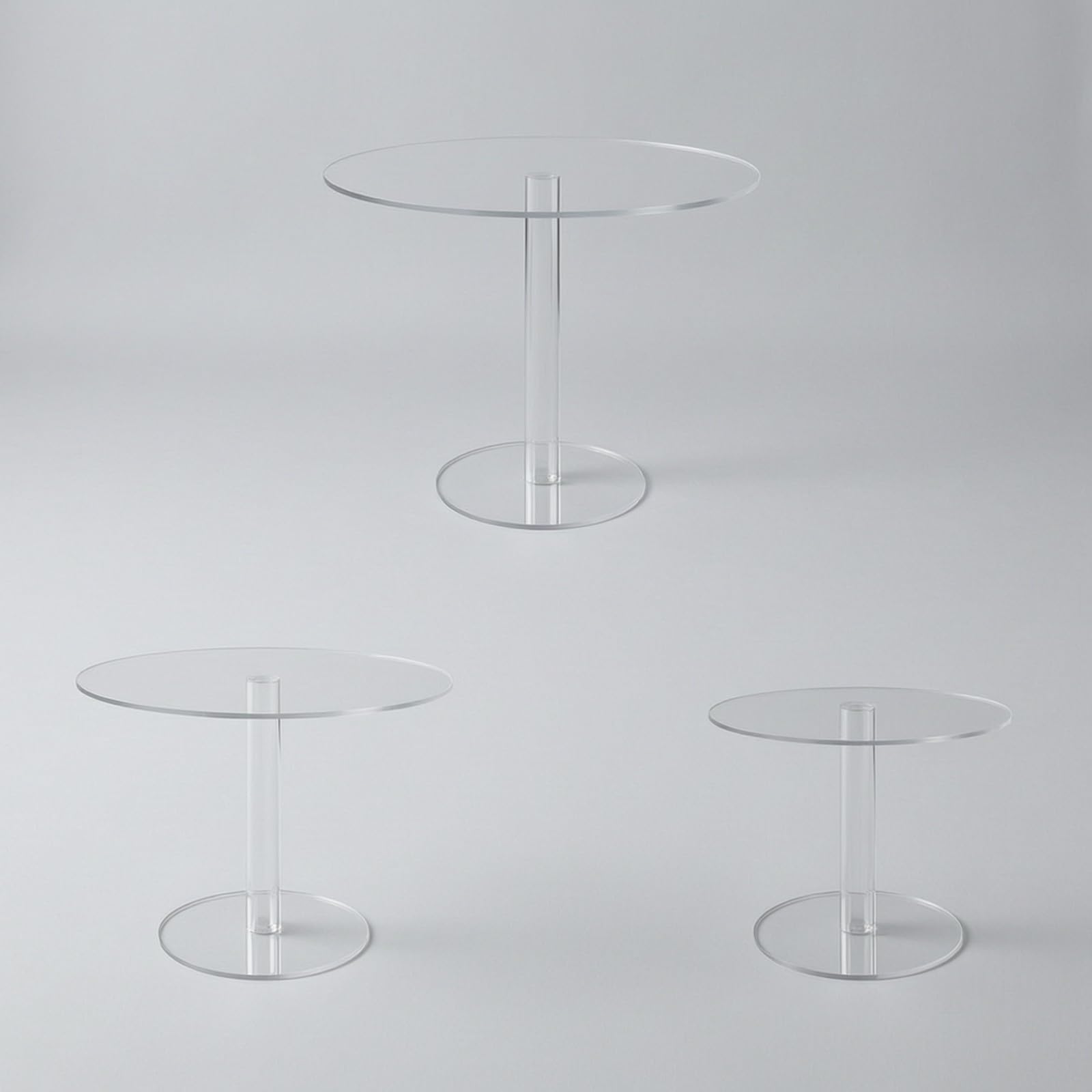 Présentoir Rond en Acrylique Stable, Ensemble -Pièces