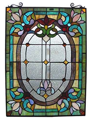 Fine Art Lighting Tiffany Buntglasscheibe, 45,7 x 61 cm, mehrfarbig JP93N Cover