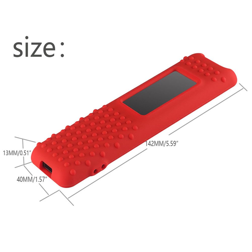 Funda Protectora de Silicona Compatible con Samsung BN59-01480A Solar Smart TV Mando Distancia 2025, AIYAAIYA Cubierta de Control para BN59-01432A BN59-01455A (Red + Black) — view 6