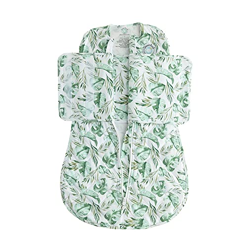 Image of Dreamland Baby Sleep Swaddle | Baby: 0-6 Months | Gently Weighted Sleep Swaddles | 100% Natural Cotton | 2-Way Zipper | Machine Washable | Newborn/Infant Swaddle Transition | Swaddle Sleeping Bag