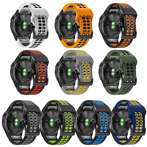 Correa de 22 mm para Garmin Fenix 5 Plus y Forerunner 945 ajustable 3