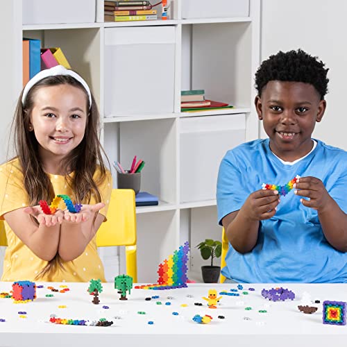 Plus Plus - Open Play Set - 1200 Piece - Basic Color Mix, Construction Building Stem Toy, Interlocking Mini Puzzle Blocks For Kids #TOP5