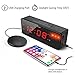 iLuv Time Shaker Wow Vibrating Bed Shaker Alarm Clock for Heavy Deep Sleepers, LED Display, Super Loud Panic Alert, Flashing Red Alert Light, Multiple Vibration Levels, Dual Alarm, USB Charging Port
