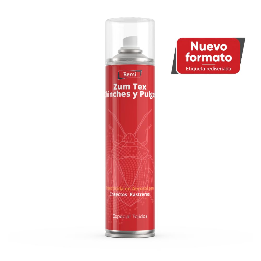 Remi Hogar Pack Productos Anti Chinches Cama Efectivo | Fumigar | Laca Insecticida Especial Tejidos (Elimina Pulgas y Ácaros) | Bombas descarga total