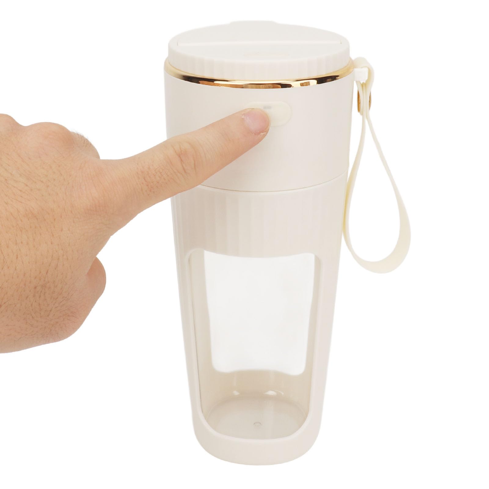 FTVOGUE Mini Frullatore Portatile, Spremiagrumi Ricaricabile da 340 Ml | USB-C Ricaricabile, capacità 20,4 Oz, Materiale PC, Batteria da 1500 MAh, per Frullati, Frullati Proteici, Alimenti per