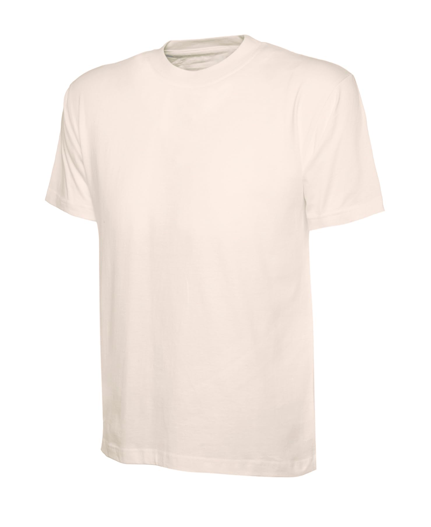 COOZO Mens Classic T-Shirt - Beige - 5XL