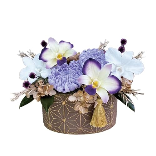 プリザーブドフラワー[菊姫/紫]春日部市 シュガーパイン