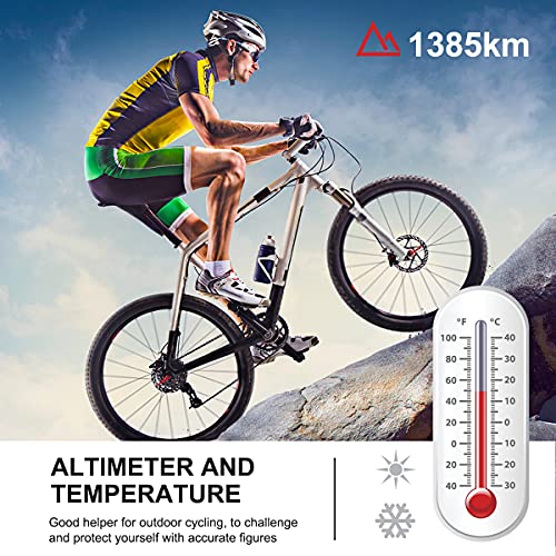 Dream Sport Wireless Bike Computer With Cadence Speed Sensor Heart Rate Monitor 38Function Speedometer Odometer Backlight Altimeter Calorie Dcy438 #TOP3