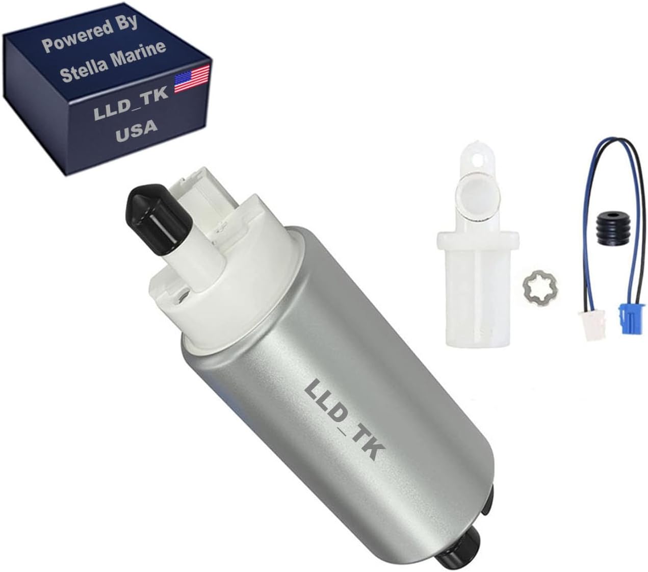 Electric Fuel Pump fits for Yamaha Mercury Suzuki Johnson Evinrude Outboard 40HP 50HP 60HP 70HP 90HP 115HP 140HP 150HP 200HP 225HP 250HP