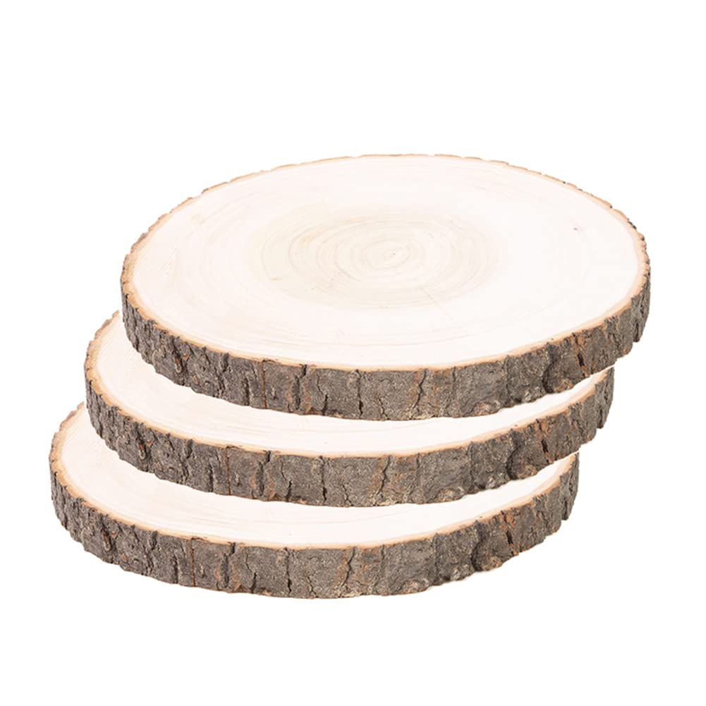 10 Fette Di Legno Naturale Con Corteccia: Ideali Per Centrotavola E Decorazioni Fai Da Te