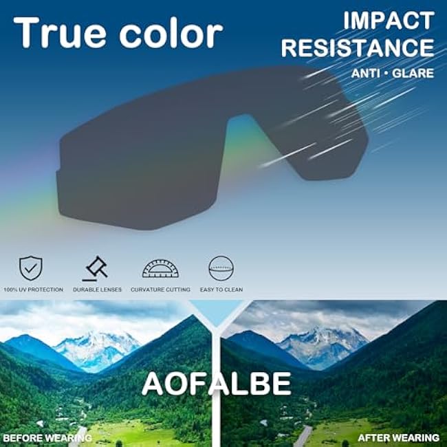 Kids Baseball Sunglasses, Youth Polarized Sports Sunglasses for Boys Girls, Softball Cycling Goggles UV400 Protection