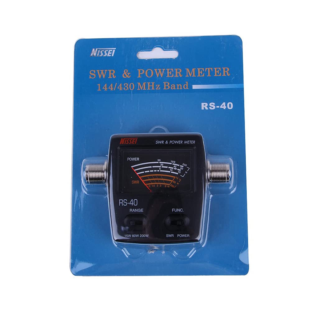 Fumei RS-40 VHF 140-150Mhz UHF 430-450Mhz Dual Band 15/60/200W Leistungsbereich SWR/Watt Meter für Zwei-Wege-Radio
