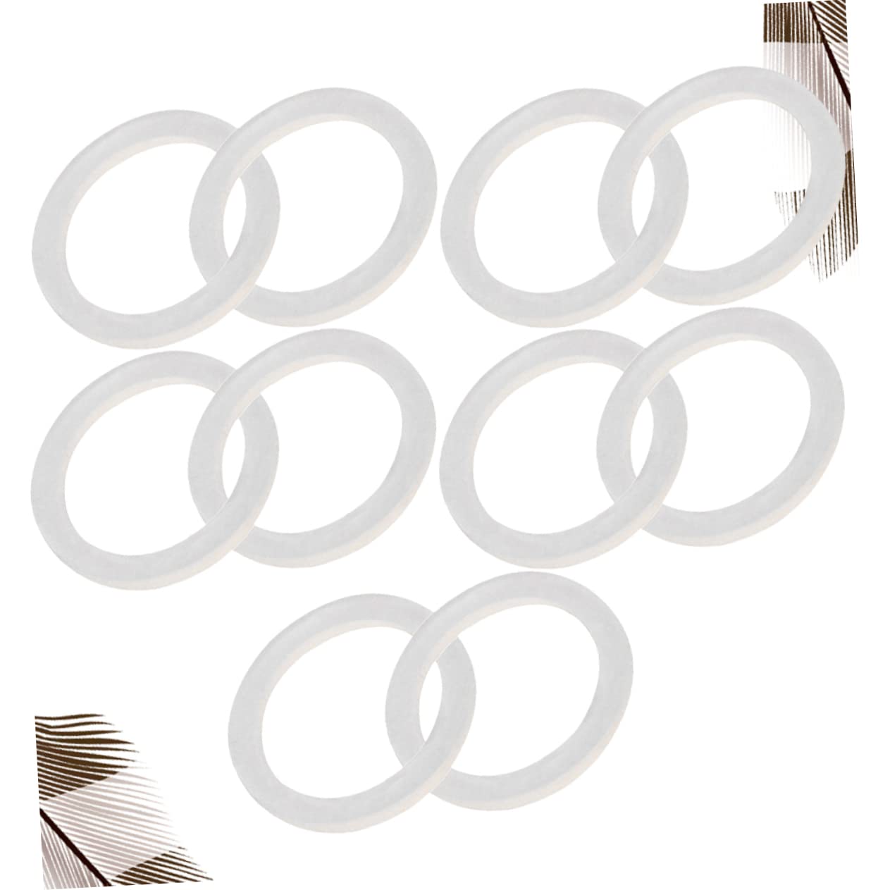 10pcs Shop Gadget Silicone Sealing Rings Kitchen Supplies Replacement Ring Silicone Gasket