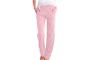 Women's Linen Summer Drawstring Pants